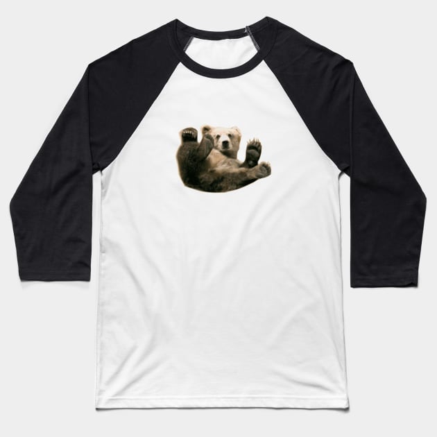 Grizzly Bear Baseball T-Shirt by scdesigns